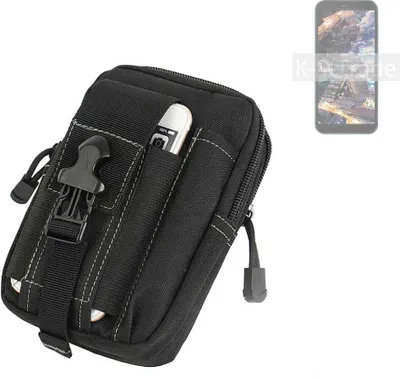 Produktbild von K-S-Trade Gürtel Tasche kompatibel mit Doogee X97 Pro Gürteltasche Holster Schutz Hülle Handy Hülle Smartphone outdoor Handy-Hülle schwarz