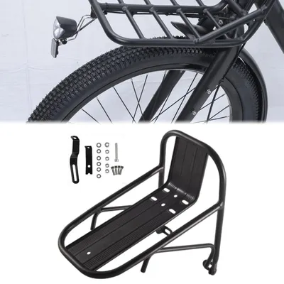 Image de Porte-bagages vélo pour frein V et frein à disque avec fourche avant