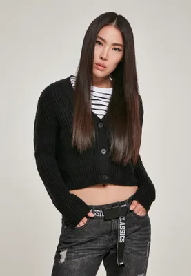 Immagine prodotto di Urban Classics - Cardigan corto da donna nero - L
