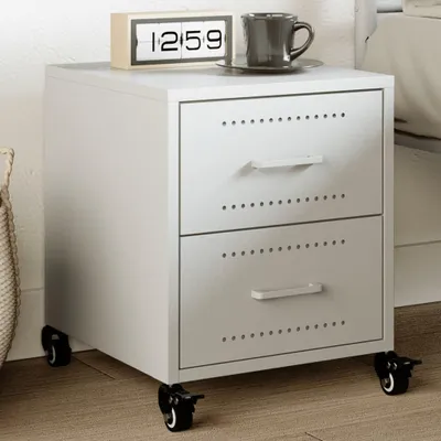 Zdjęcie produktu dla VidaXL 846636, Biały, Stal, 360 mm, 390 mm, 435 mm, 1 szt.