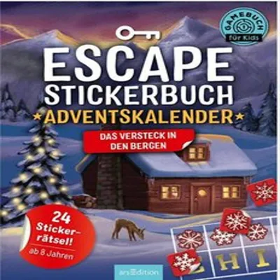 Zdjęcie produktu dla Galileo Press Adventskalender Escape-Stickerbuch, Chłopak, dziewczyna, 8 lat(a)