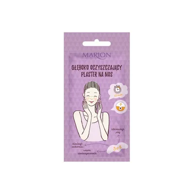 Zdjęcie produktu dla Marion Płatki głęboko oczyszczające na nos, 1 sztuka