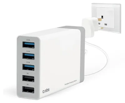 Image de SBS  Station de charge UK avec 5 ports USB‑A dont 3 rapides