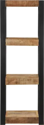 Image de vidaXL Étagère murale 35x35x100 cm Bois massif rugueux Mango