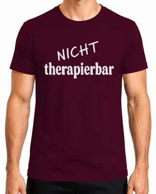 Immagine prodotto di Maglietta da uomo Untreatable, borgogna, XL, divertente, sarcastica e umoristica