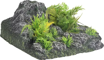 Produktbild von Flamingo Aquarium Dekoration Condroz Felsen + Pflanze Winkel