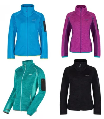 Produktbild von Strickfllece Jacke für Damen von Regatta Laney III, Farbe:Blau, Größe:36