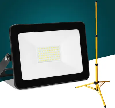 Obrázok produktu pre Jopassy LED stavebný reflektor 50W LED reflektor Reflektor so statívom Vonkajší reflektor IP73 Vodotesný reflektor Pracovné svetlo Studená biela
