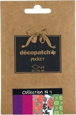 Obrázok produktu pre Décopatch DP001O, Umelecký papier, 5 listy