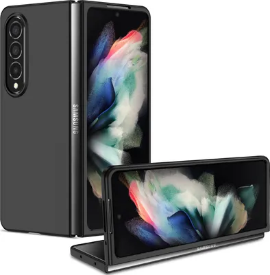 Obrázek produktu pro Samsung Z Fold4 5G Pouzdro, tenké tvrdý PC odolné proti poškrábání pouzdro pro Samsung Galaxy Z Fold 4 5G černé
