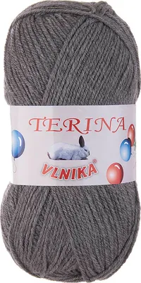 100g Terina Strickgarn Häkelgarn Wolle Acrylwolle pflegeleicht Farbwahl grau
