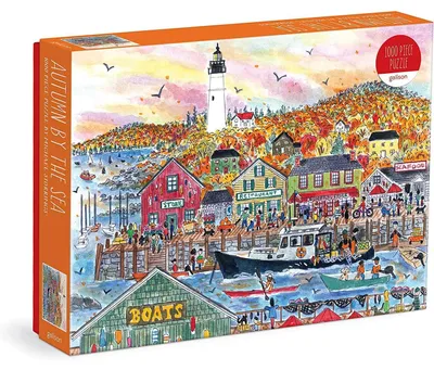 Obrázok produktu pre Galison Puzzle Jeseň pri mori 1000 dielikov