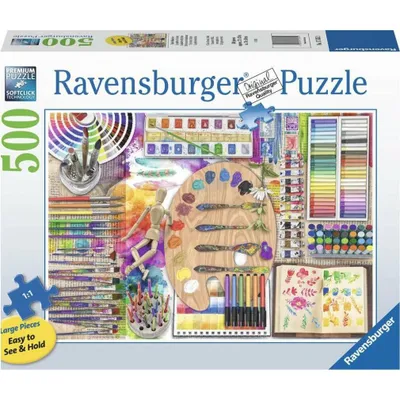 Produktbild von Das Puzzle "Die Palette des Künstlers" – 500 Teile, großes Format