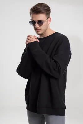 Obrázok produktu pre URBAN CLASSICS Oversized Open Edge Crew Sweatshirt Herren TB1590-00007 - M