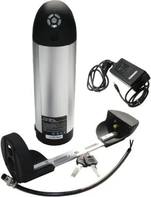 Immagine prodotto di Batteria 36V 9Ah LI bottiglia batteria di ricambio con caricabatterie per e-bike pedelec bici elettrica