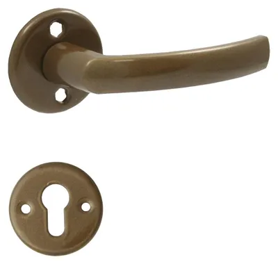 Produktbild von DOMINO Türgriff-Garnitur PZ Bronze
