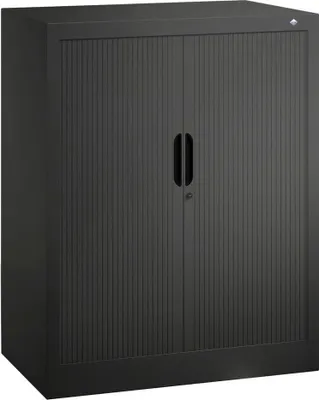 Produktbild von CP Omnispace Rollladenschrank schwarzgrau 2 Fachböden 80,0 x 42,0 x 103,0 cm