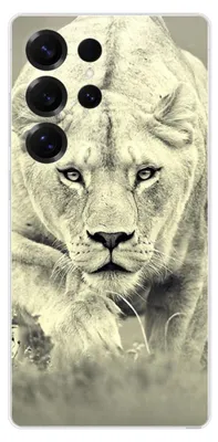 Image de 1001Coques - Coque silicone compatible avec Samsung Galaxy S25 Ultra - Motif lionne - Design original imprimé en France