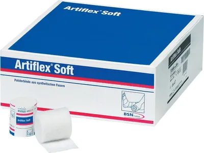 Produktbild von Artiflex Soft, Polsterbinde, Wattebinde, Polsterverband, 3 m x 10 cm, 30 Stk
