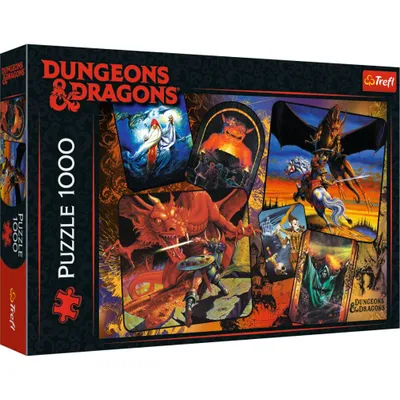 Zdjęcie produktu dla TREFL Puzzle Dungeons & Dragons: Początki Smoczego Szańca 1000 elementów 152909