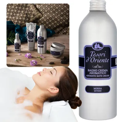 Produktbild von Tesori d'Oriente Mirra Badezusatz 500 ml x3