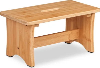 Bambus-Tritt mit Griff, 20,5x40x22 cm, bis 100 kg