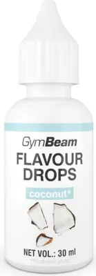 Produktbild von GymBeam - Flavour Drops, 30 ml, Kokos