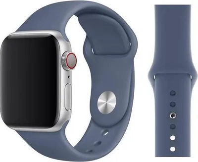 Produktbild von Original Apple Sport Armband S/M + M/L 42/44/45mm MX0M2ZM/A Alaskan Blue