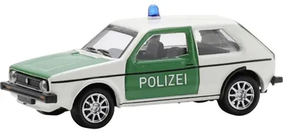 Produktbild von Schuco 1:87 VW Golf I Polizei Diecast Modellauto, Sammlermodell, H0