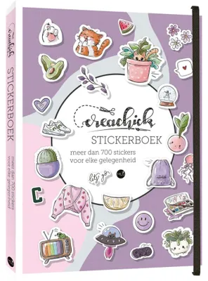 Zdjęcie produktu dla Creachick Stickerbuch 100 Seiten. 21x15cm