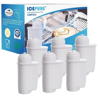 Productafbeelding van Waterfilter voor volautomatische koffiemachines van Siemens EQ-serie en Bosch TCZ7003, 6 stuks