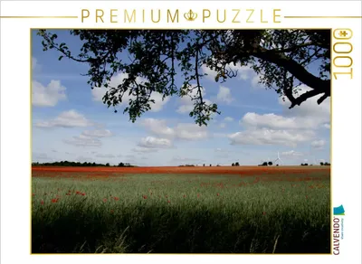 Produktbild von Calvendo Mohnblumenfeld Kronsberg 1000 Teile Puzzle quer 640x480mm, CALVENDO; 7271381