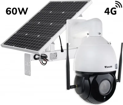 Obrázek produktu pro Otočná 4G PTZ IP kamera Secutek SBS-NC79G-30X se solárním dobíjením 60W / 40A