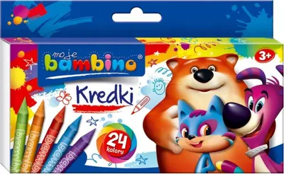 Obrázok produktu pre Bambino Kredki 24 kolory