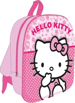 Produktbild von Hello Kitty 3D Rucksack Kinder – Cute Tasche 30cm Rosa