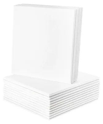 Image de Panneaux insonorisants - Panneaux muraux acoustiques - 18 pièces de 30 x 30 cm - Fibre de polyester 9 mm - Surface d'environ 1,6 m² - Blanc