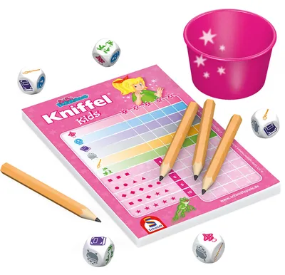 Produktbild von Schmidt Spiele Bibi Blocksberg: Kniffel Kids, Würfel (6 Seiten), Kind, Unisex, 5 Jahr(e), 15 min, Achtung! Nicht geeignet für Kinder unter 3 Jahren. Verschluckbare Kleinteile. Erstickungsgefahr!