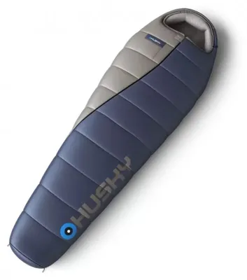 Produktbild von Husky Mumienschlafsack Ember 2024 -15°C - 220 cm - blau mit Grau