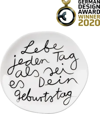 Produktbild von Alltags Brett "Lebe jeden Tag"