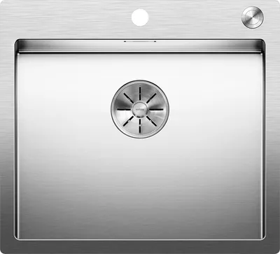 Produktbild von BLANCO Spüle CLARON 500-IF/A Durinox mit InFino®-Ventil mit PushControl® / Edelstahlbecken