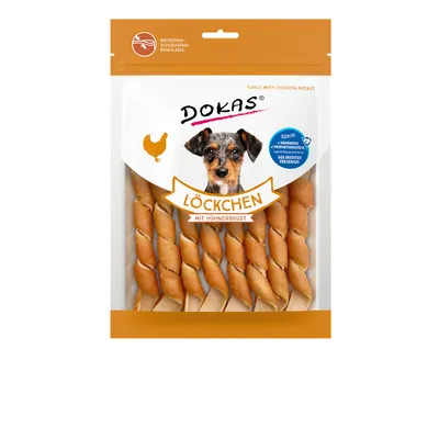 Produktbild von DOKAS - Löckchen mit Hühnerbrust 1er Pack (1 x 120g)