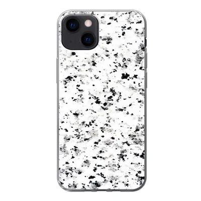 Produktbild von MuchoWow® Handyhülle Schutzhülle Hülle für iPhone 13 Marmor - Punkte - Weiß Silikon Softcase Handy Hülle - Karteninhaber