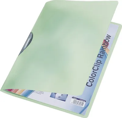 Immagine prodotto di Leitz 41760055 Cartella a clip ColorClip Rainbow A4 PP verde