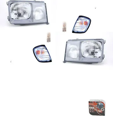 Produktbild von Scheinwerfer Osram Night Breaker Laser passend für Mercedes W124 84-89 Satz L R 1248204961 1248200161 A1248200161 A1248204961 1248205061 124820 Johns