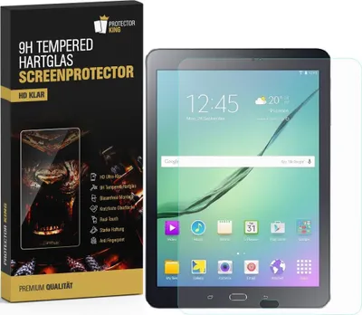 Produktbild von 4x 9H Hartglas für Samsung Galaxy Tab S2 9.7 Panzerfolie Displayschutz KLAR Panzerglas Schutzfolie Schutzglas