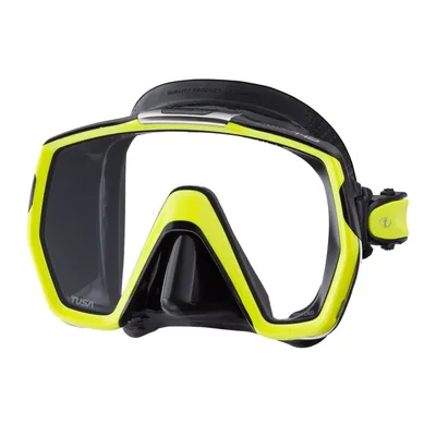 Immagine prodotto di TUSA Freedom HD - Maschera subacquea con ampio campo visivo, colore: nero/giallo