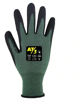 Produktbild von 12 Paar ASATEX Schnittschutzhandschuhe 3099 grün Gr. 9