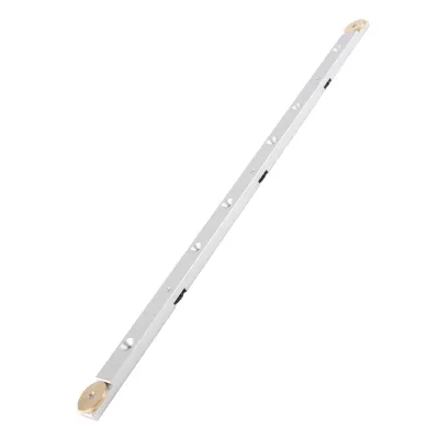 Imagen del producto de Varilla deslizante de aleación de aluminio para sierra de inglete, mesa de sierra, indicador, herramienta para carpintería, robusta y duradera, 450 mm