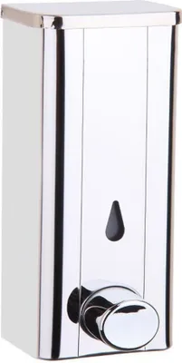 Produktbild von Badzubehör 304 Edelstahl Seifenspender, Wandmontage Handwaschflasche für Hotel, Bad & Küche, stabiler Seifenbehälter