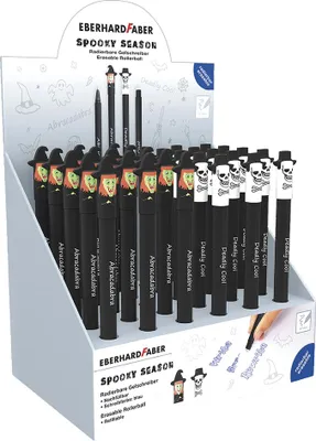 Image de EBERHARD FABER, stylos gel Animal Erase It  Thème : Halloween